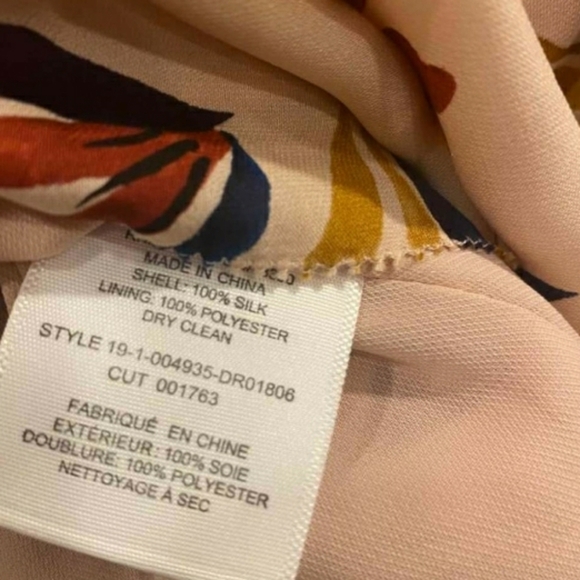 Joie  Floral Long Sleeve Ruffled Mini A-Line Dress - Picture 13 of 16